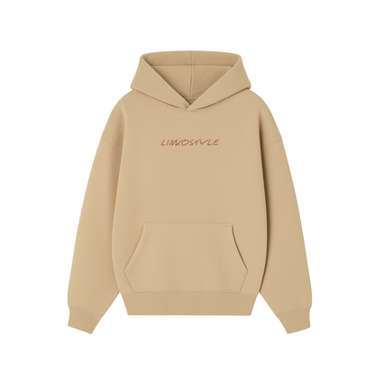 "Not a bad day for a coffee" Hoodie - Sand